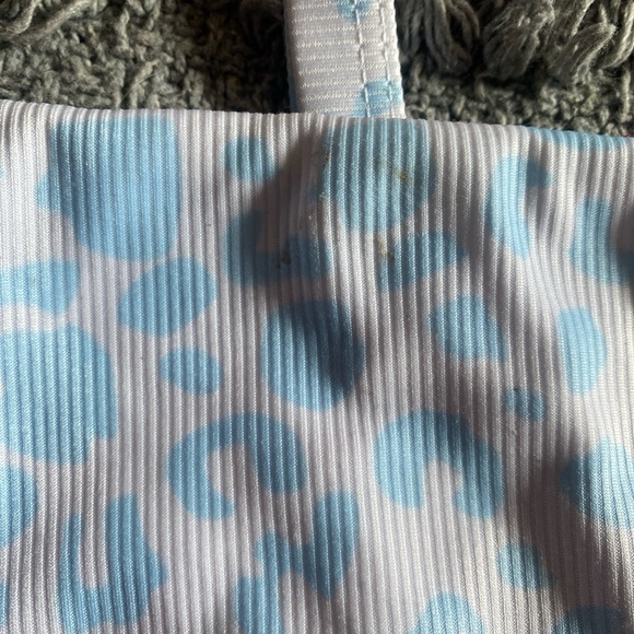 Blue leopard print bikini - Picture 2 of 2